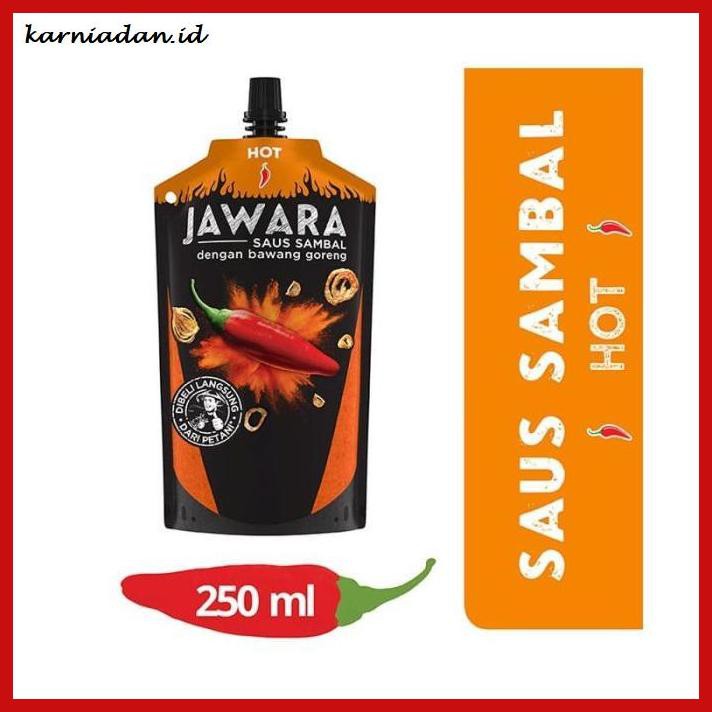 

Aneka-Sambal- Jawara Saus Sambal Pouch 250 Ml - Xtra Hot -Pedeeeeeezzzzzzz.