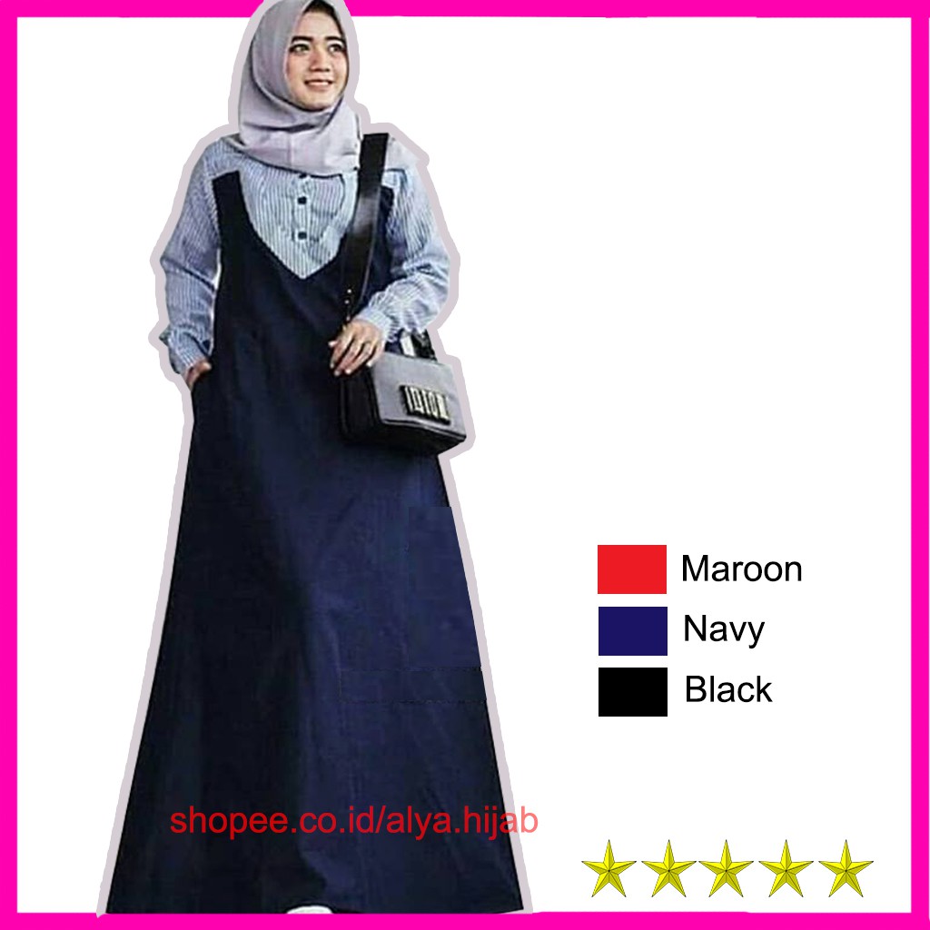 Baju Hijab Gamis Set Syari Muslim Wanita Terbaru Salma Syari Wolfis