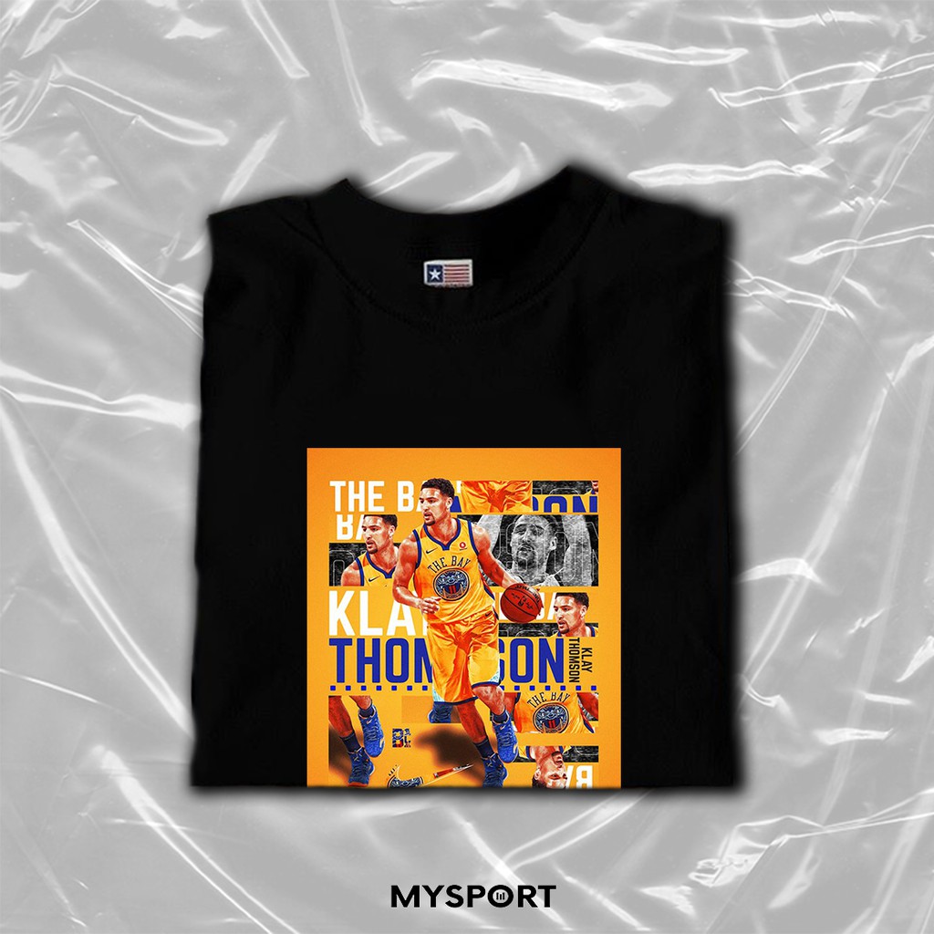 BAJU KAOS TSHIRT BASKET KLAY THOMPSON NBA GOLDEN STATE WARRIORS