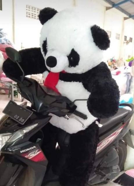 Boneka panda jumbo pita besar 1,1 meter