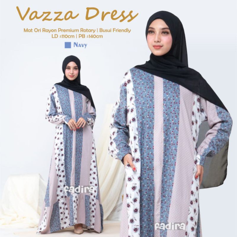 vazza dress busui friendly - vazza gamis perempuan muslimah - gamis mom