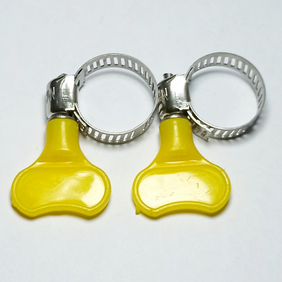 Klem Selang - Hose Clamp 7/8&quot; With Handle Winn-Gas / Klem Selang  Kuning 7/8&quot;