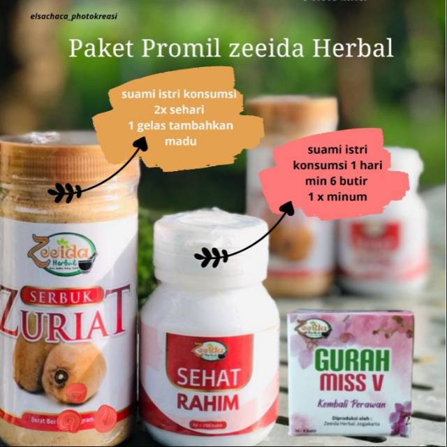 

Paket promil zeeida herbal