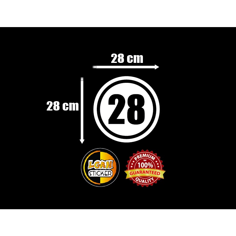 

STIKER ANGKA BOLONG DIAMETER 28 CM BAHAN REVLEKTIVE