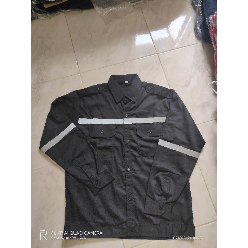 BAJU SAFETY LENGAN PANJANG (AMRY JAYA SURABAYA)