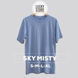  Kaos  Polos  Sky Misty Premium  Kaos  Murah Bandung Kaos  