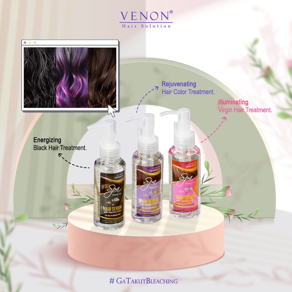 Venon Hair SPA /Vitamin Rambut / Serum Rambut / Hair Vitamin