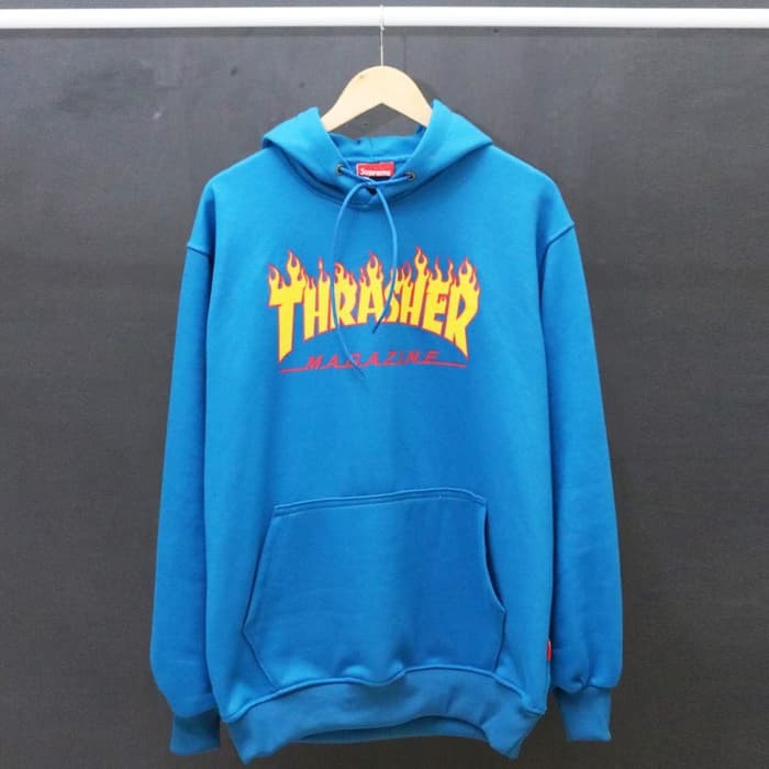 supreme blue sweater