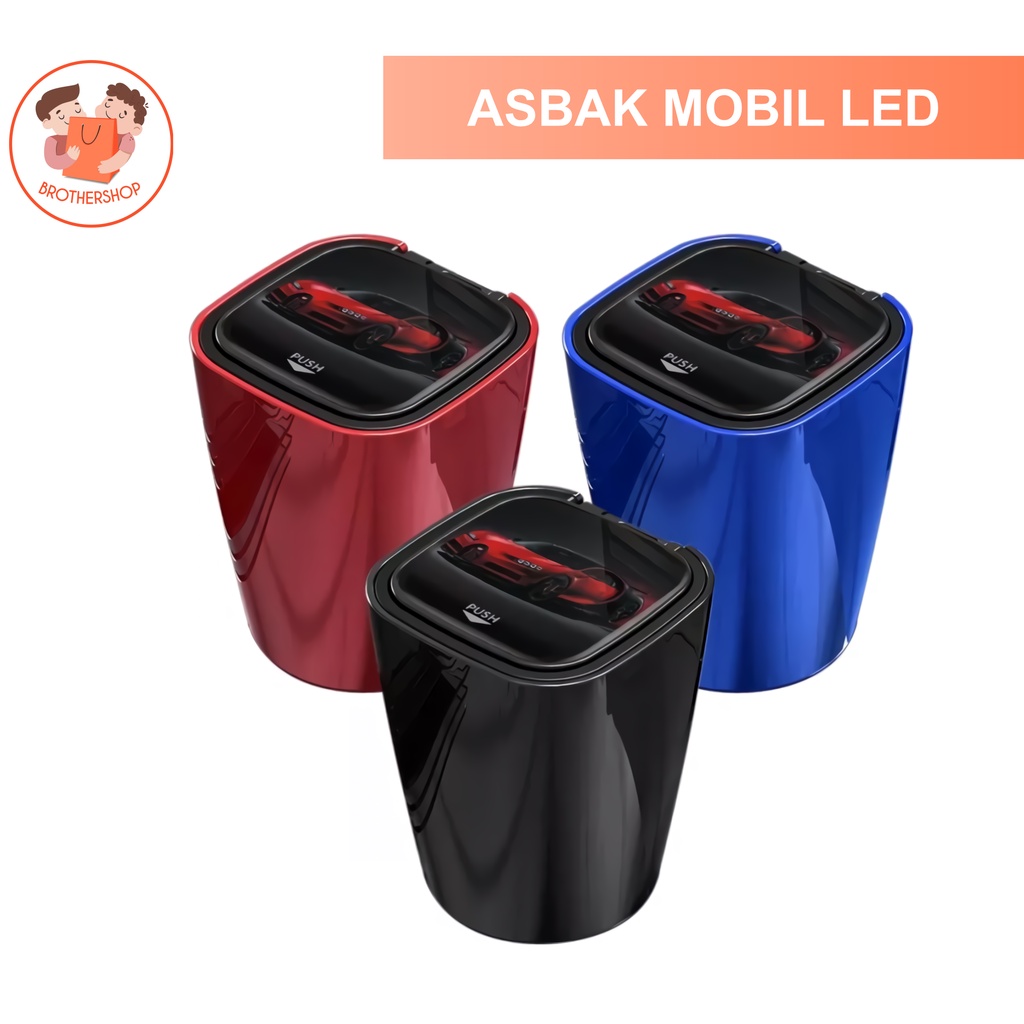 New Asbak Mobil LED Tempat Puntung Rokok/asbak rokok portable serbaguna - 100378