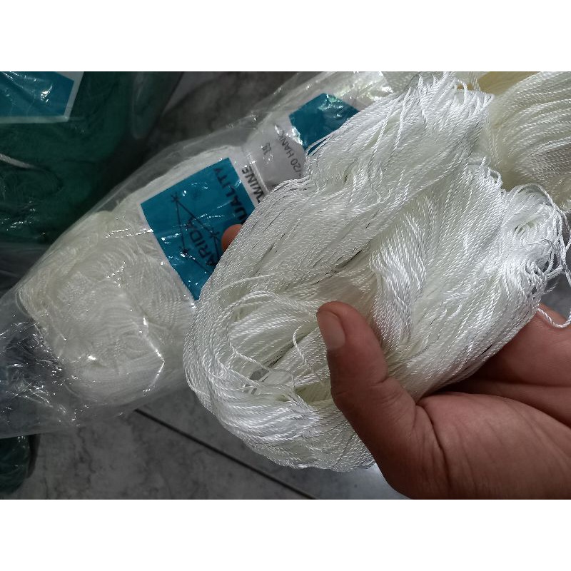 benang nilon putih D15 per ikat