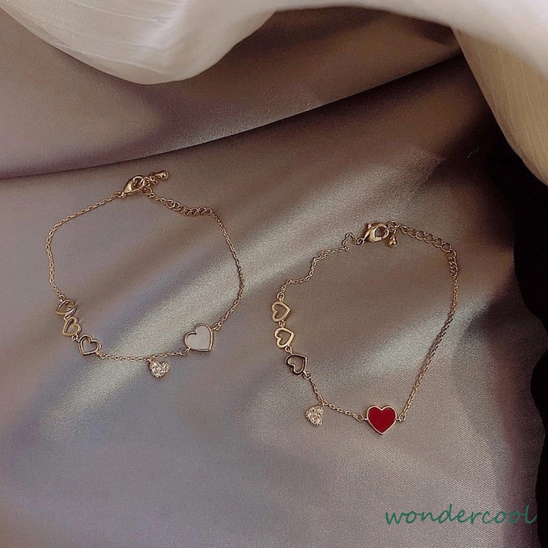 Gelang Bentuk Cinta Adjustable Untuk Pasangan Korean Bracelet-Won