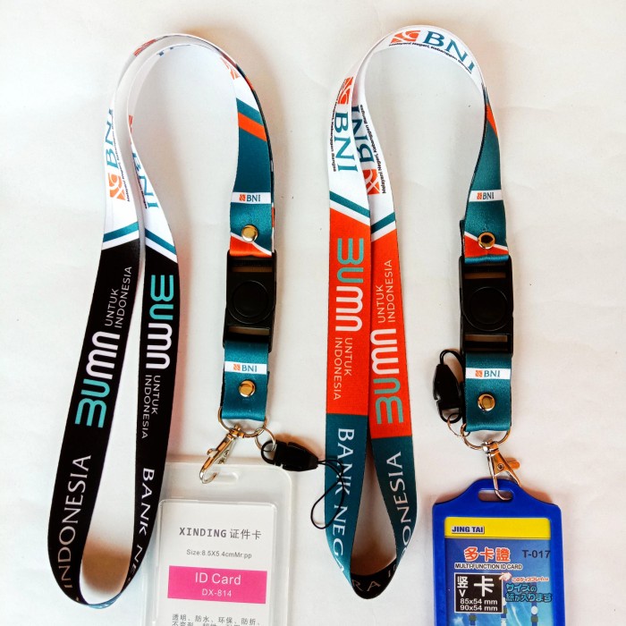 

Bergaransi Lanyard Tali Gantungan Id Card Printing Bank Bni Diskon