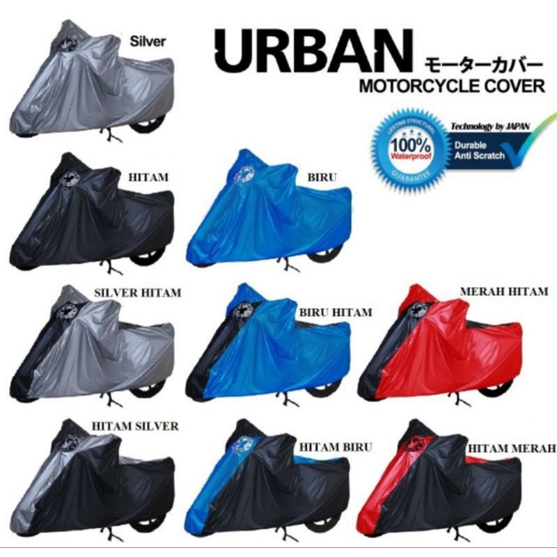 Cover Selimut Motor Urban anti Air Waterproof STANDAR bebek Metic Mio Vatio Beat