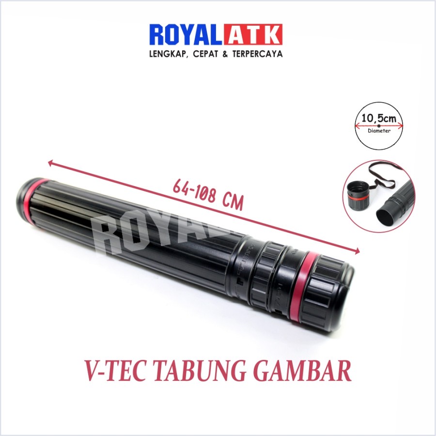 

Tabung Gambar V-Tec VT-5005 (64-108 cm) Besar