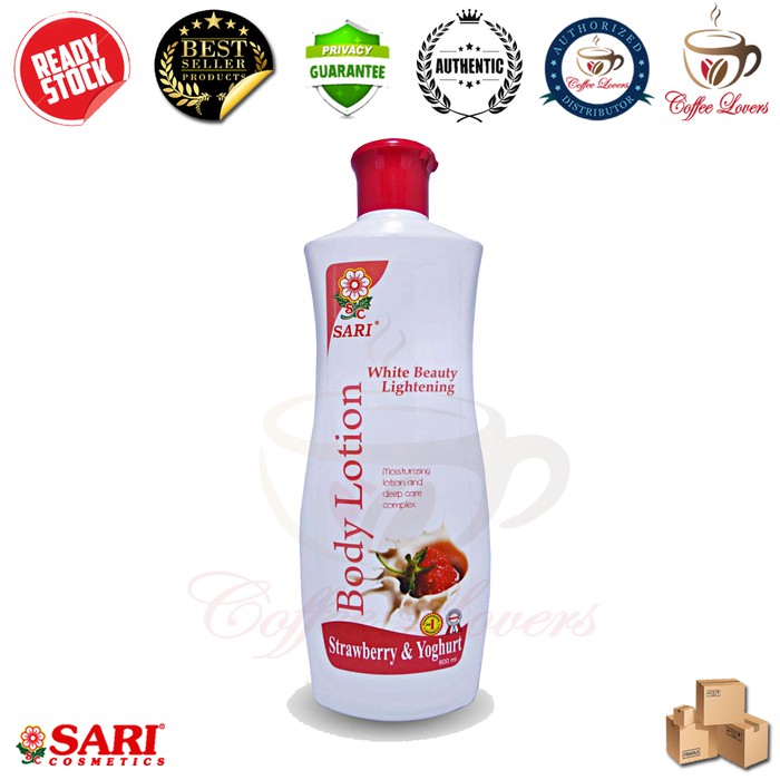 

SARI COSMETICS BODY LOTION STRAWBERRY YOGHURT WHITE BEAUTY LIGHTENING
