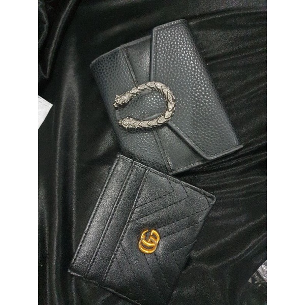 preloved dompet kecil mewah bagus plus dompet kartu ala Gucci
