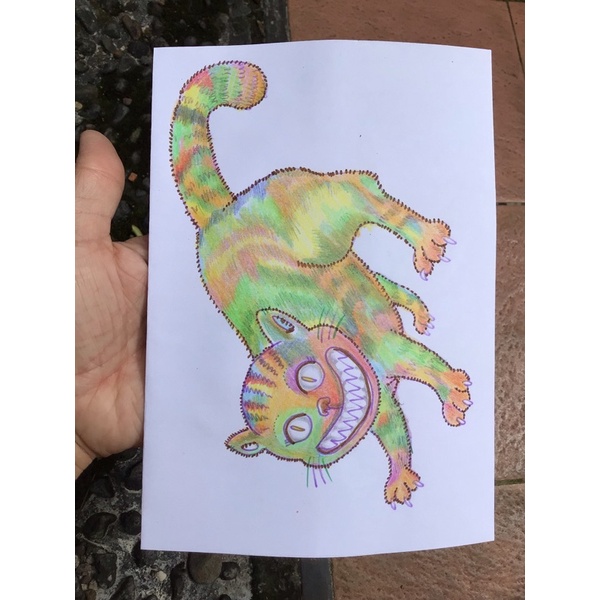 

GAMBAR KUCING LUCU ASLI PENSIL WARNA RAINBOW CUTE VIRAL CAT MEONG