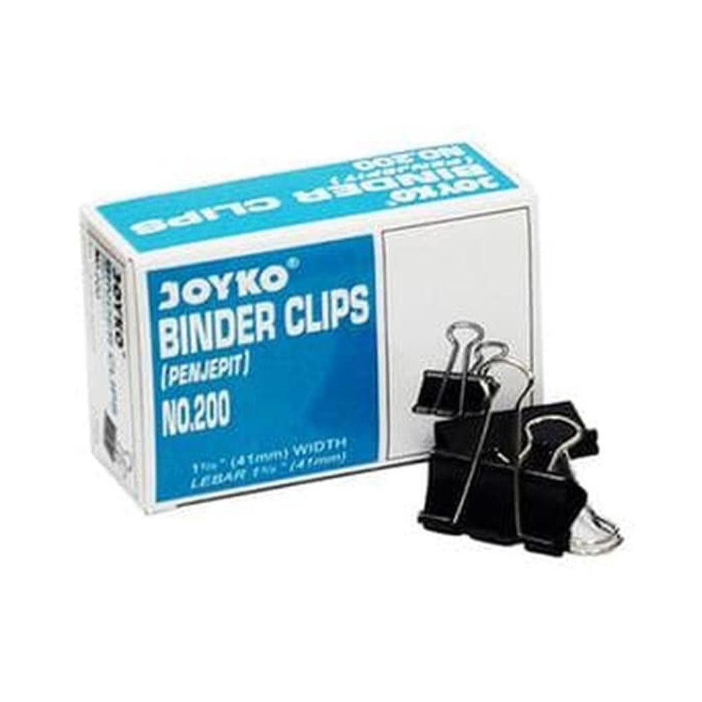 

TERMURAH KENKO JOYKO BINDER CLIP NO 200 41MM 1 5 8 INCH PENJEPIT KERTAS KLIP KERTAS