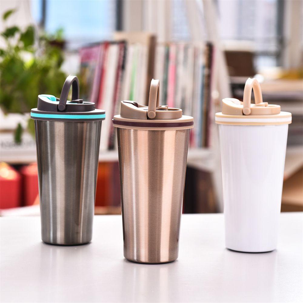 Solighter Mug Cangkir Travel Thermal Portable Perlengkapan Minum Stainless Vacuum Cups