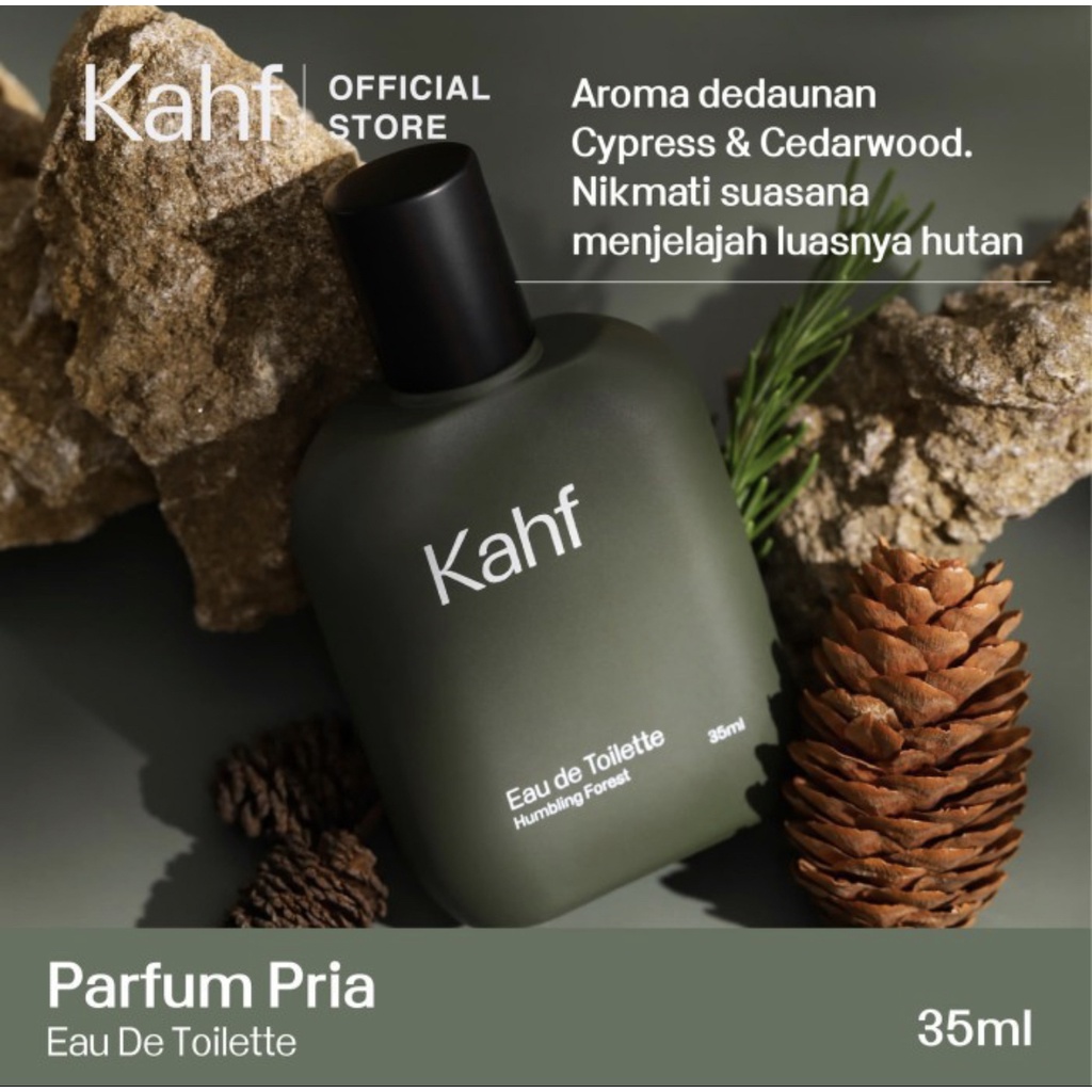 KAHF Men Eau De Toilette 35 ML Perfume Original BPOM / Parfum Pewangi