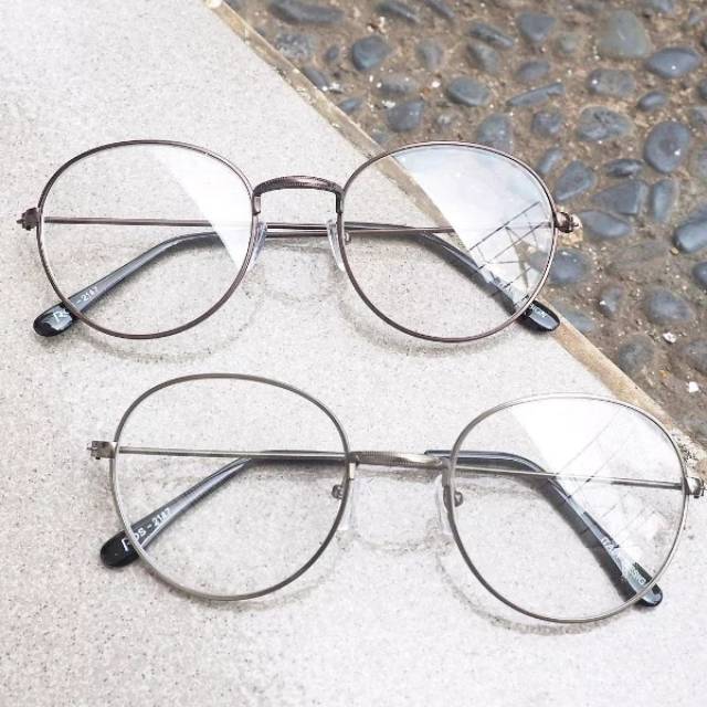 Kacamata Oval bulat anti radiasi