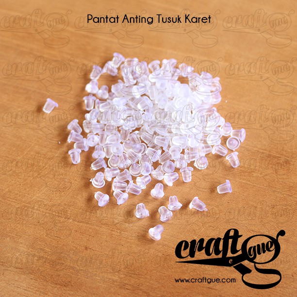 Pantat Anting Tusuk Karet (100pcs)