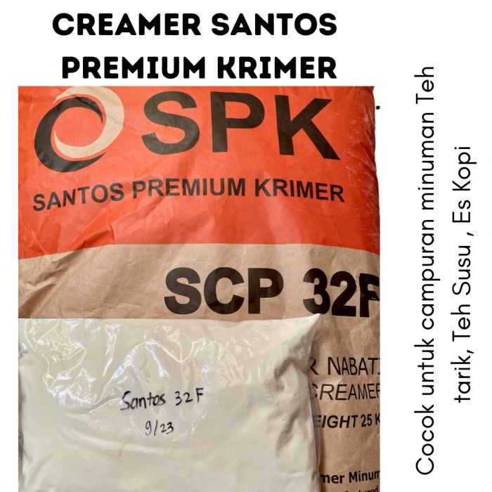 

(BISA COD) Santos premium krimer 32 F (1 kg) creamer