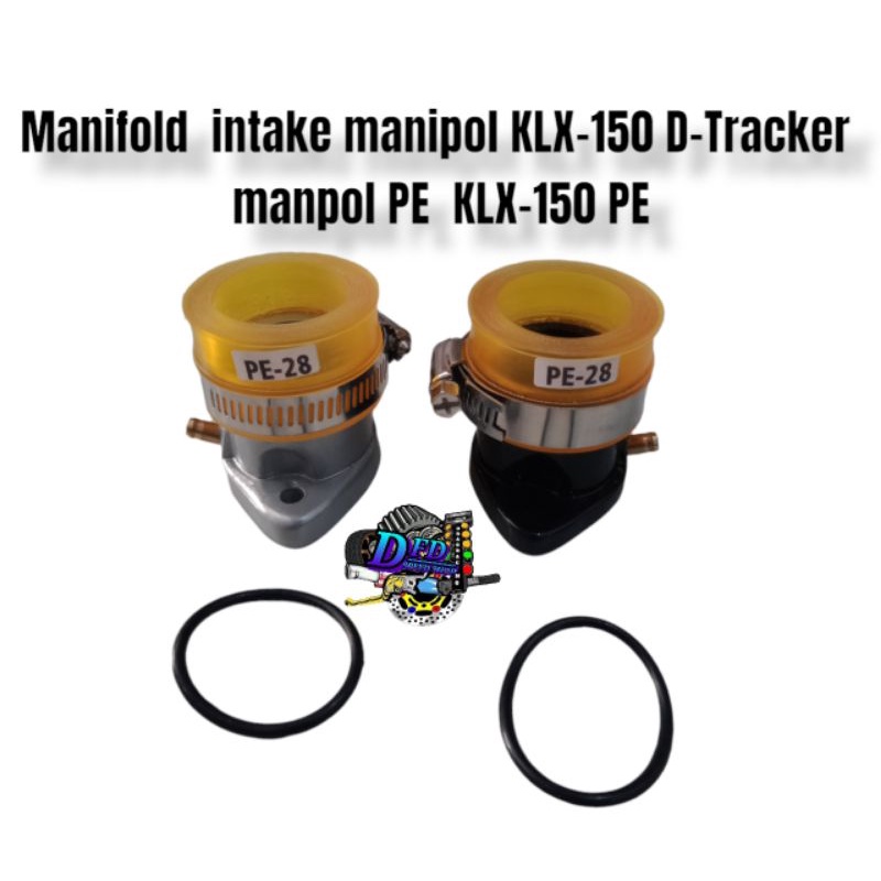 Manifold  intake manipol KLX-150 D-Tracker  manpol PE  KLX-150 PE