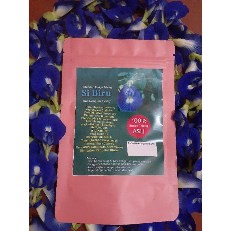 

Teh celup kembang telang