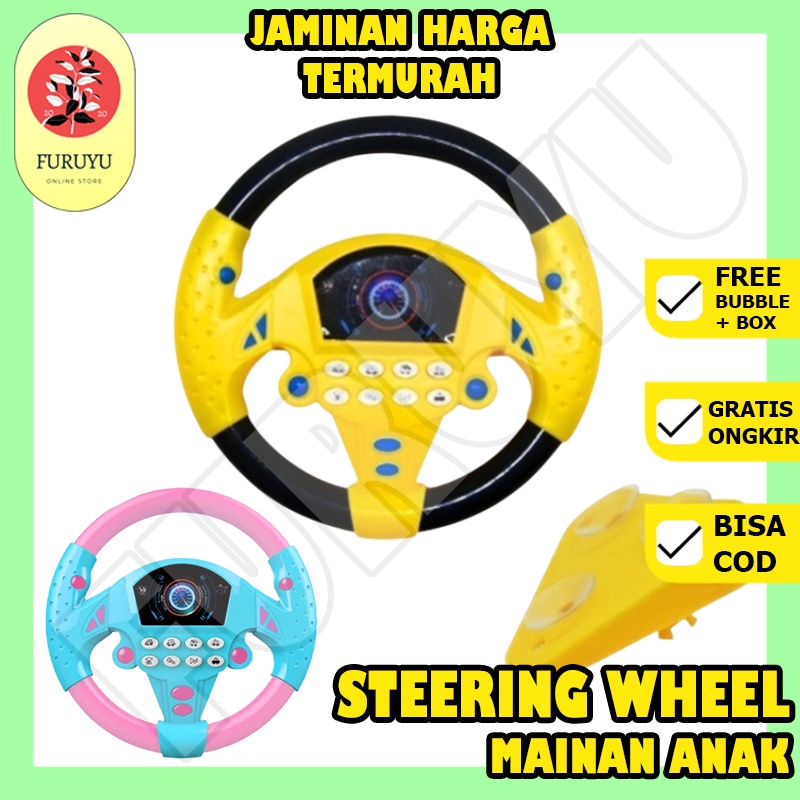 permainan mainan maenan game games Anak Setir Setiran Mobil STEERING WEEL MUSIC