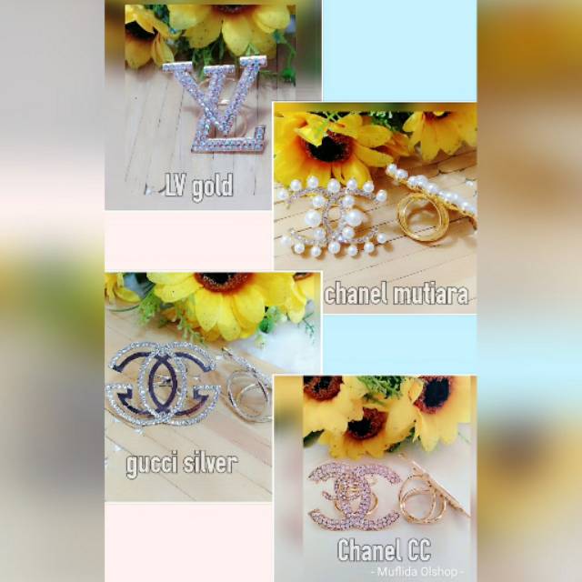 COD// Bros ring cincin hijab Chanel