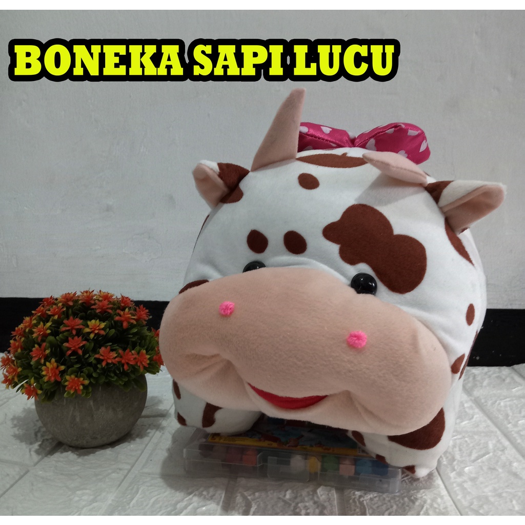 boneka sapi besar