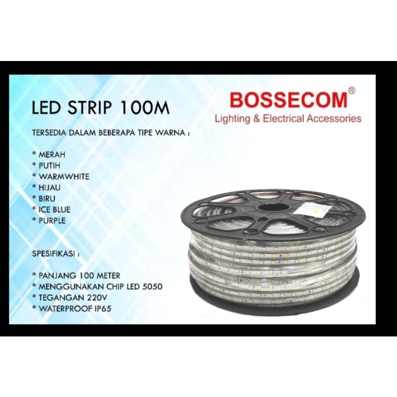 bossecom led strip 100m 220v