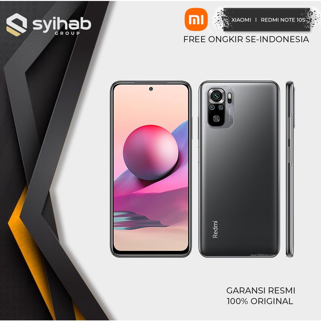 XIAOMI REDMI NOTE 10S 6/64GB,6/128GB, 8/128GB Garansi 1 Tahun - Tokoju.com