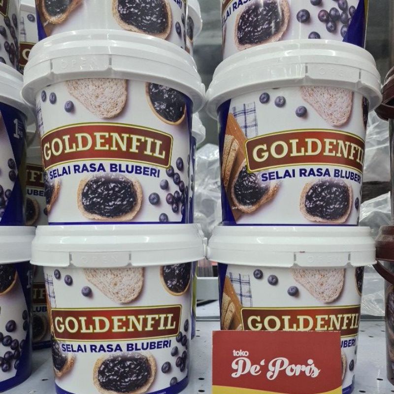 

Goldenfil Blueberry Jam / Selai Blueberry 1kg
