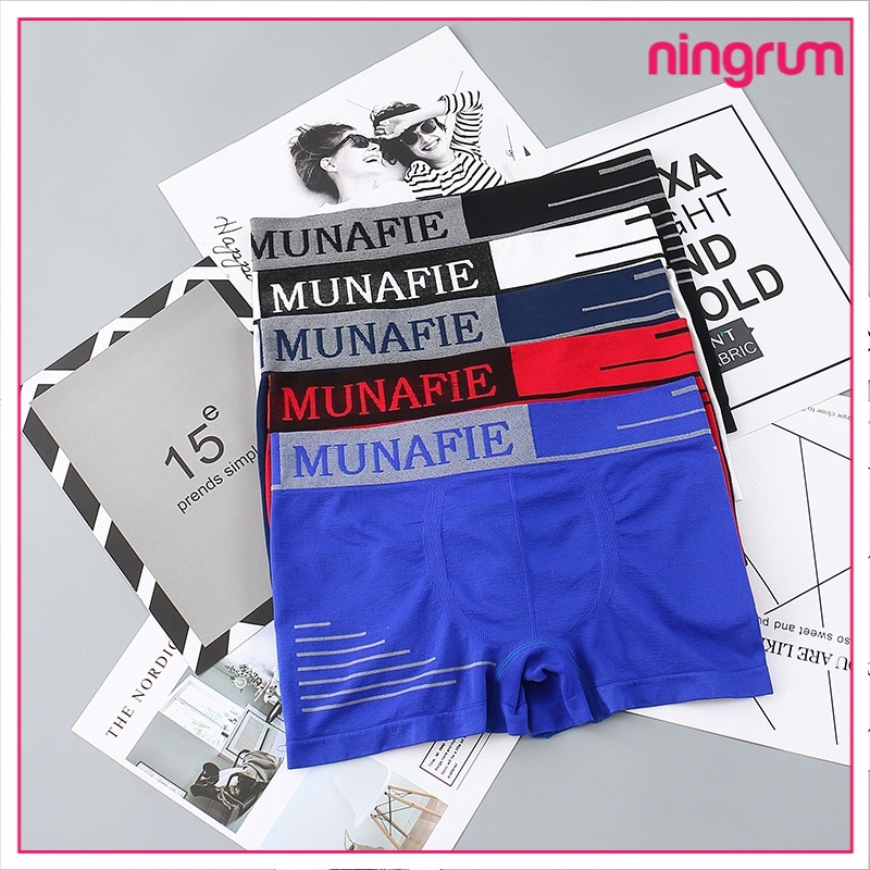 Ningrum Pakaian Dalam Pria Celana Dalam Pria Sempak Pria Celana Kolor CD Pria - Boxer Munafie Garis Underwear Pria Men Boxer Cd Pria - 2306