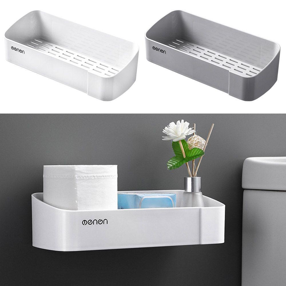 Populer Rak Penyimpanan Dilepas Dapur/ Aksesori Kamar Mandi Perekat Diri Toilet Organizer