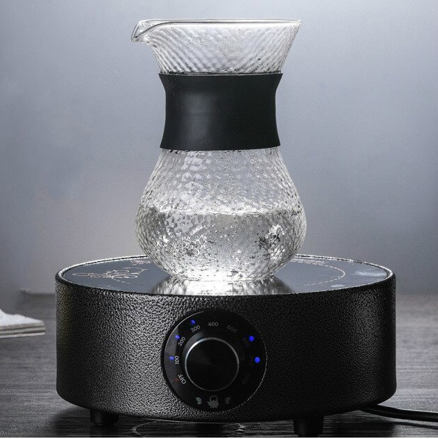 OHFIN Coffee Maker Pot V60 Drip Kettle Teko Kopi with Filter 200ml