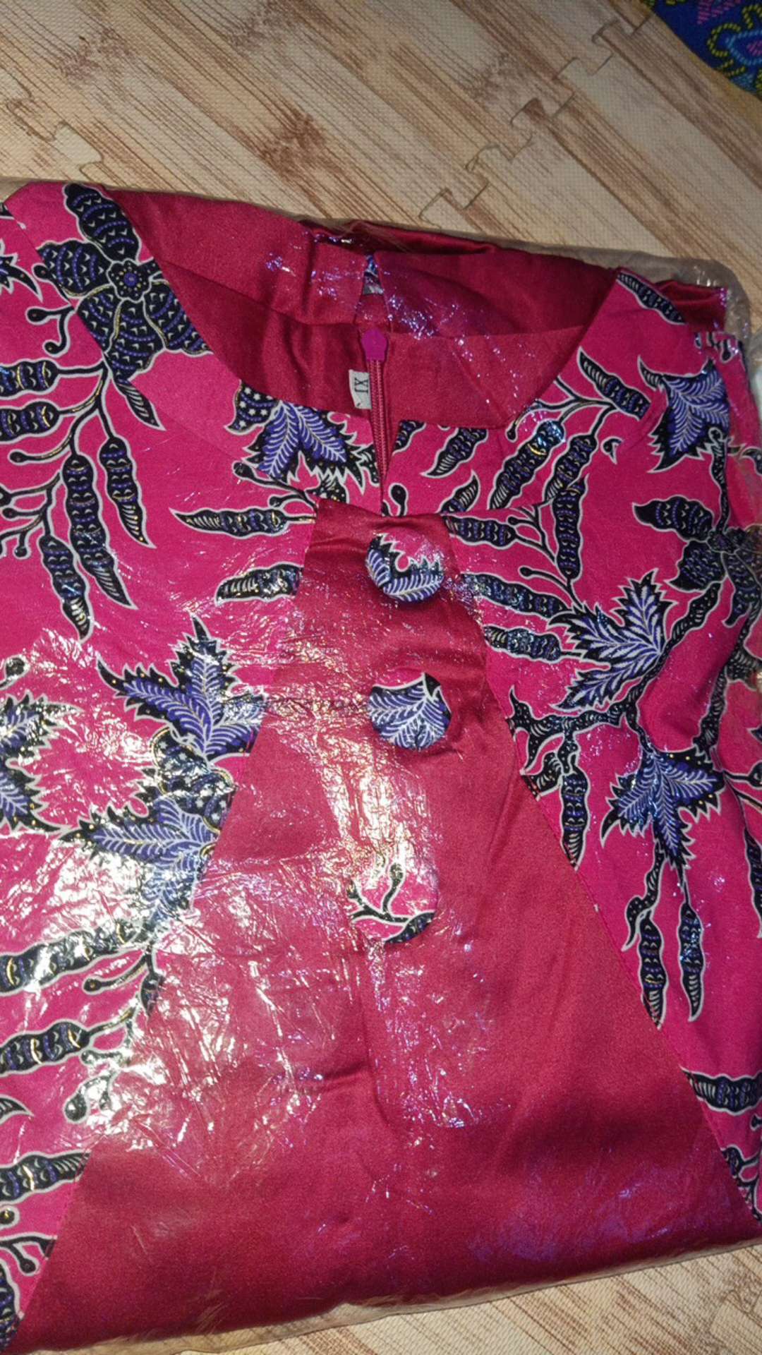 Gamis Batik Kombinasi Velvet Gb01 Ukuran M L Xl Xxl