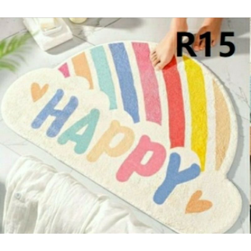 Keset Bulu Trendy Keset Kamar Mandi Keset Pintu Door Mat Trendy