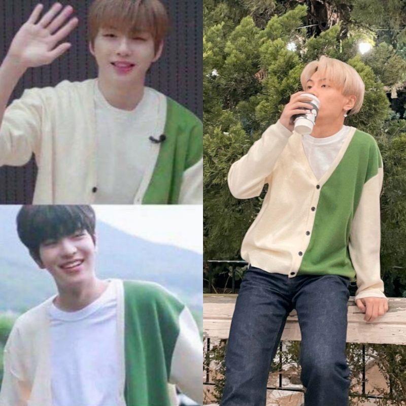 0CARDIGAN RAJUT/JAY HARUTO DOYOUNG SEUNGKWAN HONJONG ATEEZ STRAY KIDDZ/BRANDED 7 GATE