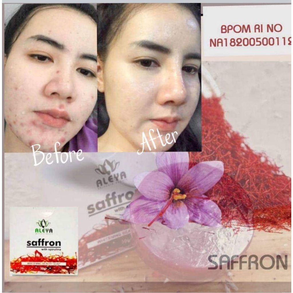 Sabun Saffron Pemutih Wajah Pemutih Kulit Wajah Sabun Muka Sabun Walet Pemutih Kulit Sabun Pemutih