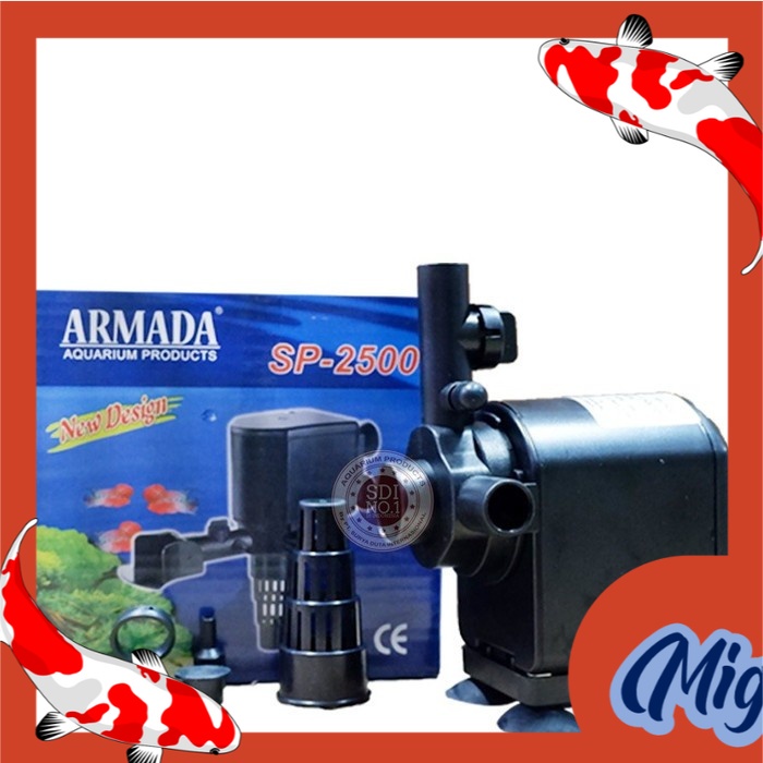 aquarium ikan pompa celup power head ARMADA SP 2500