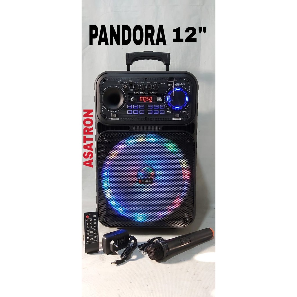 ASATRON Speaker Meeting Bluetooht 12&quot; / Speaker Portable PANDORA