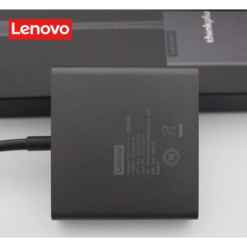 Lenovo Converter USB Type C 3IN1 to 4K HDMI + VGA Adapter Connector