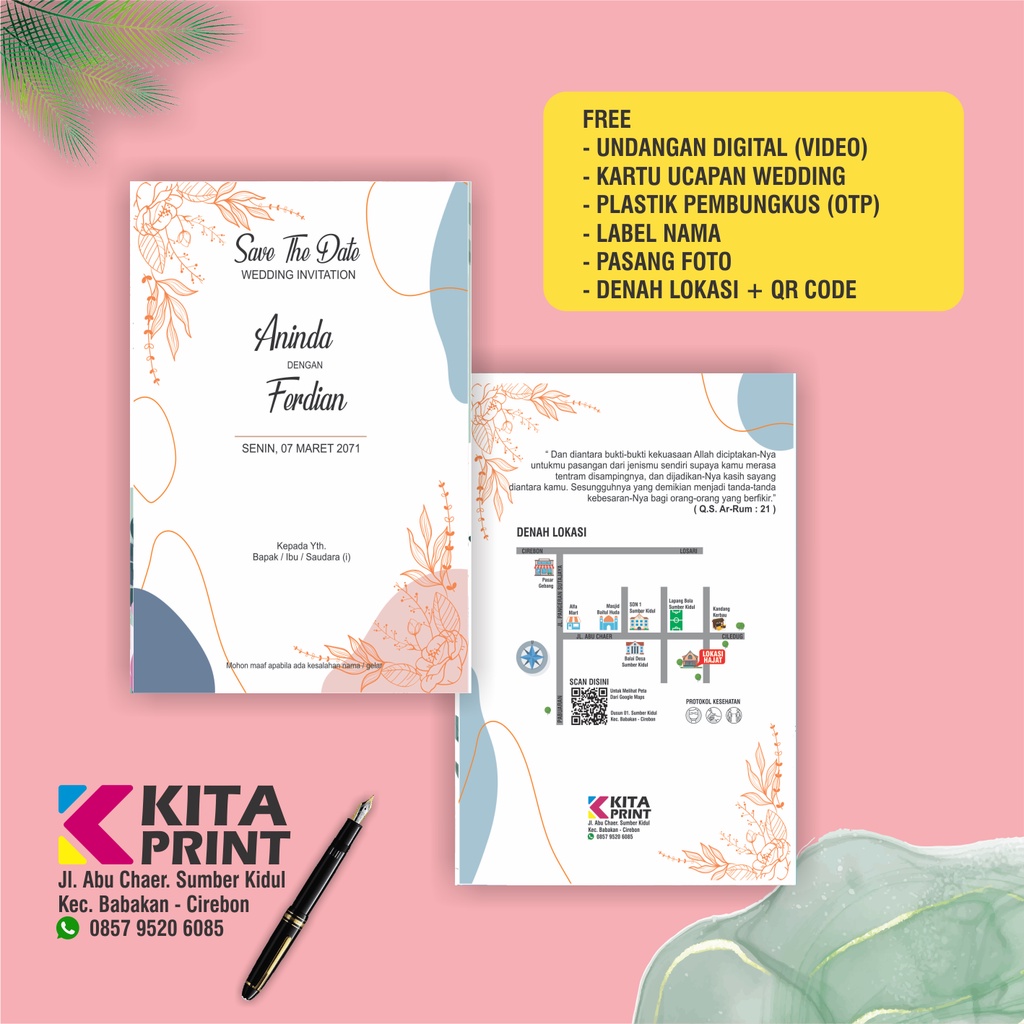 Undangan Pernikahan Rustik Aesthetic yang Simple namun Mewah untuk Acara Pernikahan yang Memorable