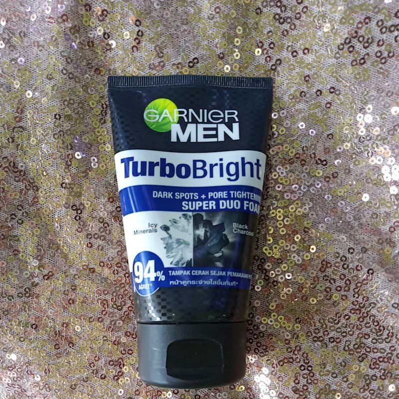 GARNIER MEN TURBO BRIGHT SUPER DUO FOAM @MJ