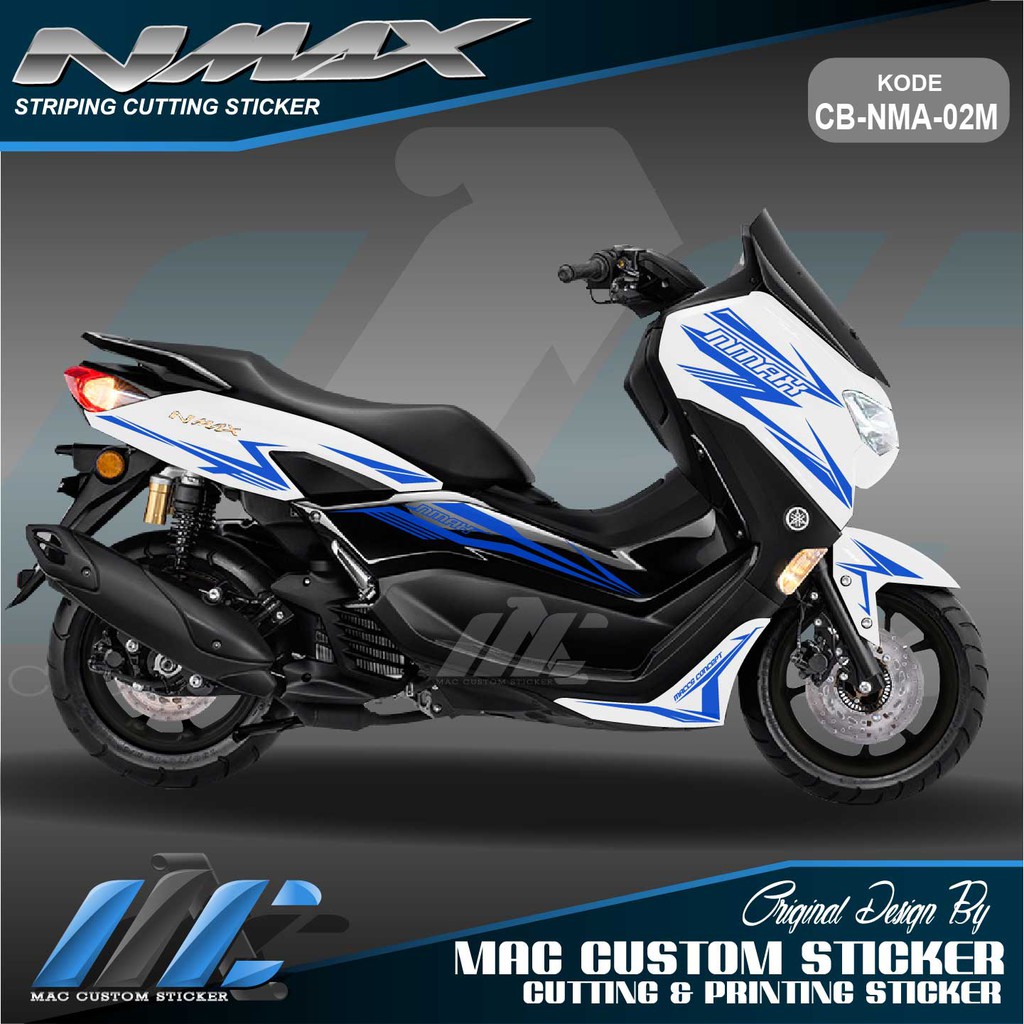 Cutting Sticker Nmax New Stiker Nmax 2020 Untuk Nmax Putih