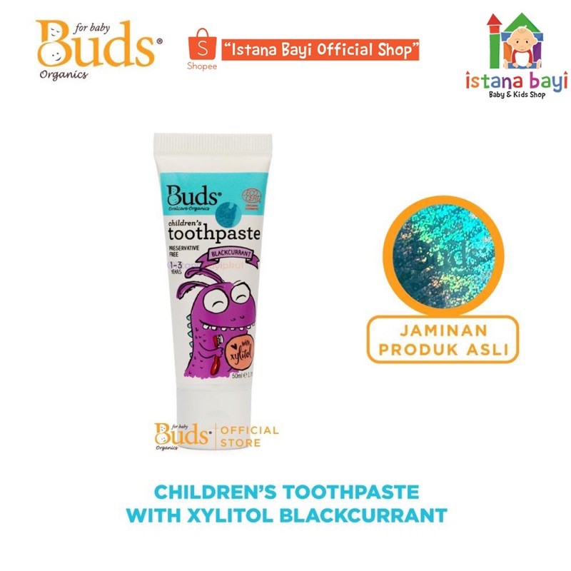 Buds Organics Toothpaste xylitol - Pasta gigi Bayi