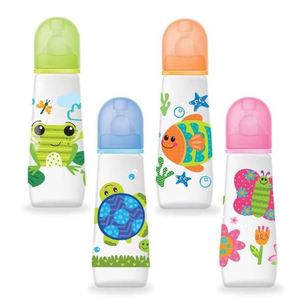 BABY SAFE Feeding Bottle 250ml Print Botol Susu Bayi